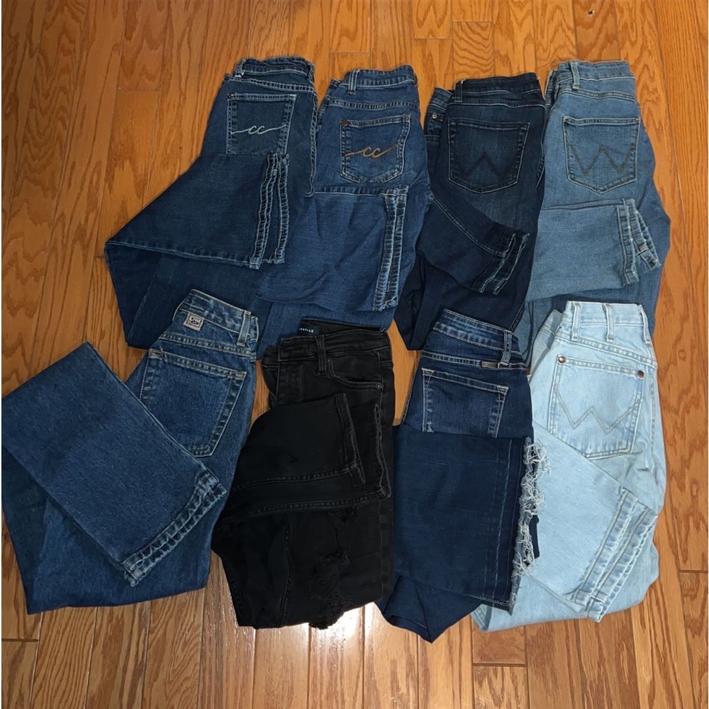 CC, Wrangler, KanCan, Aero, Cruel Girl, Rockies